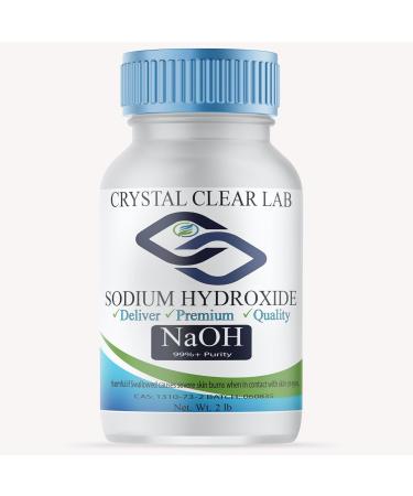 Crystal Clear Lab Sodium Hydroxide 10lbs - Food Grade Lye (Caustic Soda Beads) for Household & Personal Care - 5 x 2lb Bags - Buy Online on GoSupps.com