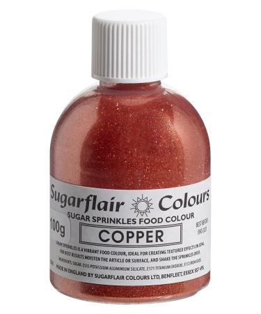 Sugarflair Colours Copper Sugar Sprinkles-100g Small
