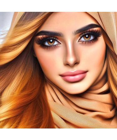 Buy GlamourGaze 3D Mink Fur Faux Eyelashes - Fluffy Black Band Lashes for Stunning Eyes | International Shipping - Buy Online on GoSupps.com