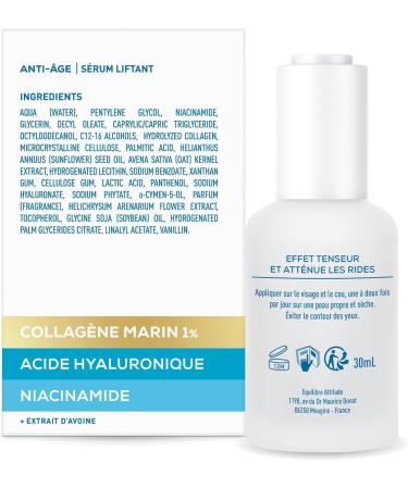  Granions GRANIONS Anti-Aging Face Serum - Collagen and Hyaluronic Acid + Niacinamide Oat Extract - Skincare Anti Ride Marine Collagen - Dermatologically Tested - Anti-Wrinkle Lifting Serum 30 ml - Buy Online on GoSupps.com