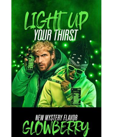 NEWEST Prime Hydration Glowberry (6 Drinks 16 Fl Oz Each) - Buy Online on GoSupps.com