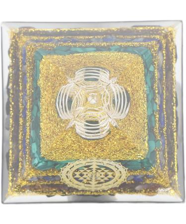 Energy Generator Orgone Pyramid Crystal Pyramid Home Desktop Decoration Trigger Calmness Enhance Spiritual Consciousness for Inner Peace and Healing - Buy Online on GoSupps.com