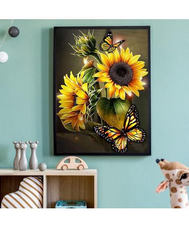 DKHDBD Diamond Painting Kit for Adults - DIY 12x16 Inch Full Drill Diamond Dots Art - Yellow Butterfly Design - Beginner Paint by Numbers - Home Wall Decor - Buy Online on GoSupps.com