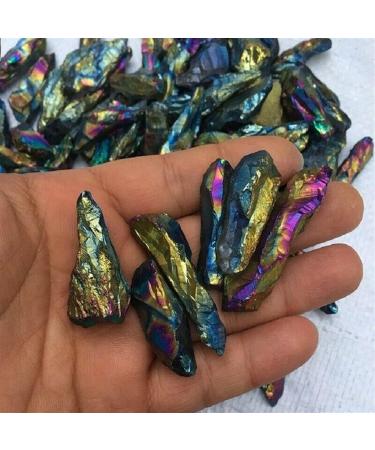 Crystal Rough 50g Electroplated Colorful Quartz Crystal Points Specimen Minerals Crystals - Buy Online on GoSupps.com