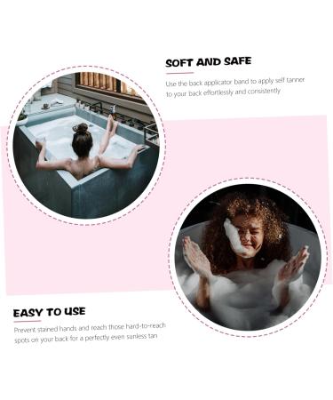 Beavorty Rubbing Strap Shower Loufah Sponge Bath Scrubber Microfiber Towel Self Tanning Back Applicator Body Lotion Spreader Sunless Tanning Glove Rubbing Strip Long Shower Towel 81X11cm - Buy Online on GoSupps.com