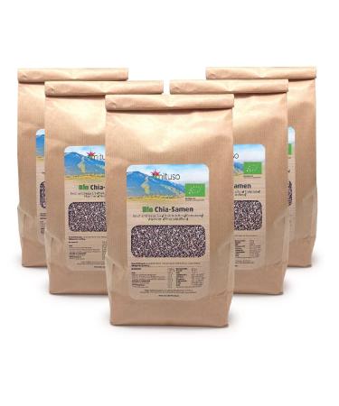 mituso Chia seeds pack of 5 (5 x 1000g) 1 kg (pack of 5)