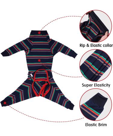 Surgical Recovery Suit for Dogs - Breathable Long-Sleeved Pajamas Postoperative Abdominal Wound Protection Alternative to Cone - One-Divider Design (1 Pack) - Buy Online on GoSupps.com