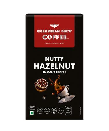 COLOMBIAN BREW COFFEE Caf instantan noisette en poudre sans sucre v g talien 50 g Noisette 50 g