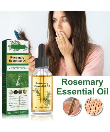  Fecfucy Rosemary Hair Oil | Organic Rosemary Essential Oil Serums | 30ml Hair Oil for Split Ends and Dry Scalp Hair Growth Oil for Fecfucy - Buy Online on GoSupps.com