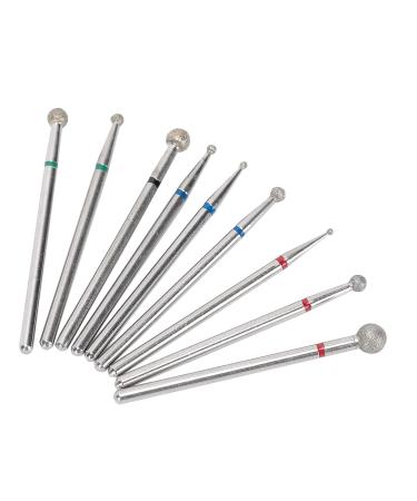 9-Piece Professional Nail Drill Set | Schmirgel Grinding Heads for Home Manicure | International Shipping Available - Buy Online on GoSupps.com