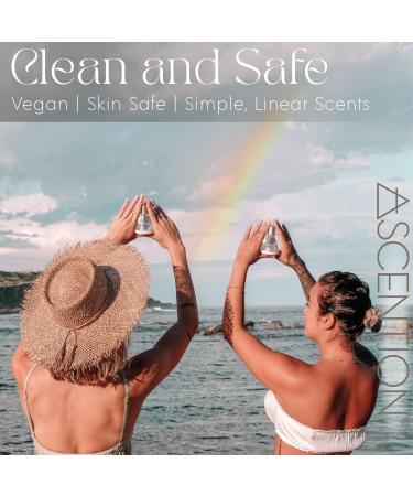 ASCENTION Ascent to Courage Manifestation Fragrance | Clean Perfume with Citrine Healing Stone Crystal | Skin Safe Spray Parfum | Woody Fruity Citrus Scent w/Cedarwood Fig & Vetiver Ascent to Courage 1.7 Fl Oz/50ml - Buy Online on GoSupps.com
