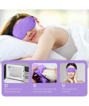 Heated Eye Mask for Dry Eyes - Moist Heat Therapy Compress for Styes - Microwavable & Reusable (1-Pack) - Buy Online on GoSupps.com