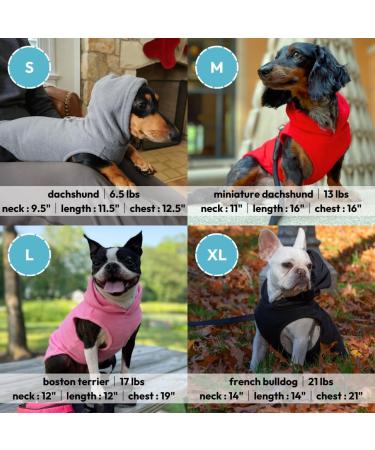 Gooby Fleece-West Hoodie Dog Sweater - Purple Small | Warm & Stylish Winter Hooded Sweater for Small & Medium Dogs - Buy Online on GoSupps.com