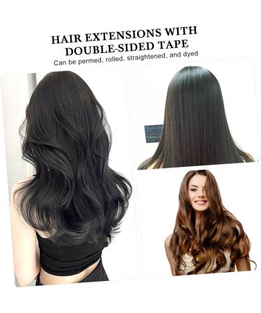 Ipetboom 50cm Tape In Virgin Human Hair Extensions Human Hair for Women Beauty (Black Hair) 1 - Buy Online on GoSupps.com