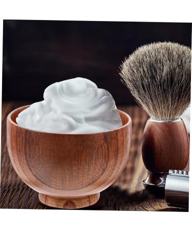 Beavorty 3-in-1 Shaving Soap Bowl - Bamboo Shaver Cream Cup for Men | Premium Shaving Soap & Foam - Buy Online on GoSupps.com
