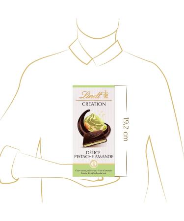 Lindt - D lice Pistachio Eclats D'Almonds CREATION Tablet - Dark Chocolate 150 g - Buy Online on GoSupps.com