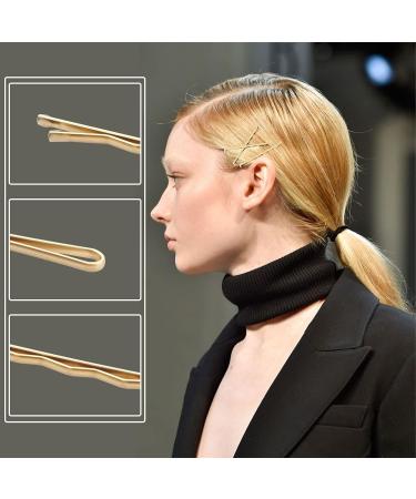 150 Blonde 7cm Bobby Pins for Women & Girls - Long Hair Grips & Clips for Makeup & Hair Styling - Buy Online on GoSupps.com