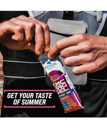 KMC NRG GEL Refreshing Raspberry Mint Energy Gel 27g | Dual Carb +Electrolytes B Vitamins | Informed Sport Certified | Vegan Gluten Free (6x70g) - Buy Online on GoSupps.com