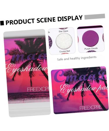 Healeved 3 Boxes Eyeshadow Palette Cosmetic Accessory Makeup Pallet Glitter Eye Shadow Plastic Colorful 1 count (Pack of 1) Colorfulx3pcs - Buy Online on GoSupps.com