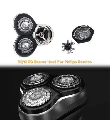 RQ12 Replacement Shaver Head for Philips Norelco Sensotouch 3D - Compatible with RQ11 RQ10 - 1260X 1280X 1290X - RQ1180 Arcitec Razor - Triple 3D Shaving Unit - Buy Online on GoSupps.com