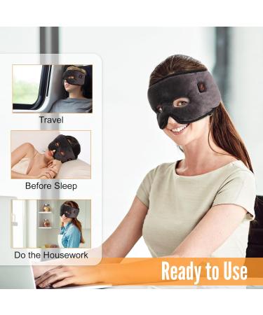 Heated Face Mask for Sinus Pressure Cordless Sinus Mask with 3 Heating Levels 2500mAh Rechargeable Face Heating Pad Sinus Pressure Relief with 15 Minutes Auto-Off(Grey) - Buy Online on GoSupps.com