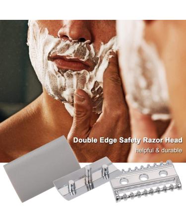 Anself Stainless Steel Replacement Head for Classic Double Edge Safety Razor - Durable & Precise Shaving Solution - Buy Online on GoSupps.com