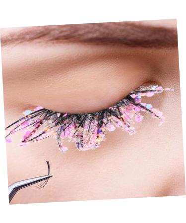 FRCOLOR 6 Pairs Fake Eyelashes Cosmetic Fake Lashes Colored Lash Adhesives False Eyelashes Segmented False Eyelashes Glitter Lashes Glitter Eye Lashes Faux Lashes Christmas Miss Fiber - Buy Online on GoSupps.com