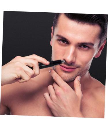 Beaupretty Nose Hair Trimmer & Electric Facial Cleaner for Men & Women - Metal Razor Shaver Body Shavers Hand Wisking Tool - 13x1.6cm Black - Buy Online on GoSupps.com
