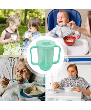 Adult Sippy Cups for Elderly | Spill-Proof Drinking Sippy Cup Clear Scale Drinking Supplies for The Elderly Maternity and Patient Troonz - Buy Online on GoSupps.com