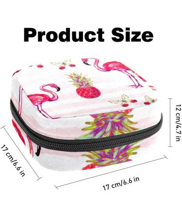 Pink Flamingo Women s Storage Pocket & Large Menstrual Cup | Multicolored Period Solutions - Tampons Liners & More - Buy Online on GoSupps.com
