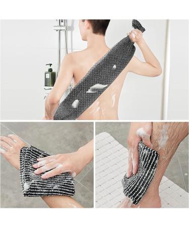 VIPITH Exfoliating Back Scrubber - Shower Bath Wash Towels for Men and Women - Body Scrubbing Brush Loofah Exfoliator - 2 Pack - Buy Online on GoSupps.com