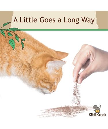TWINCRITTERS KittiKrack Organic Silvervine Catnip Powder Substitute | All-Natural Wild Harvested 15g Powder Packs for Cats & Kittens - Buy Online on GoSupps.com