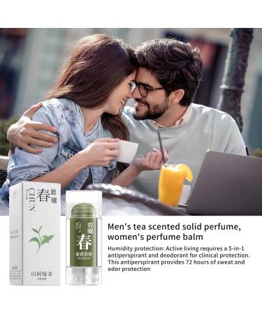 Solid man natural tea long lasting protection against sweat cooling stick gift for family and friends Aokley - Buy Online on GoSupps.com