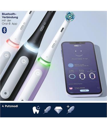 Buy Oral-B io Series 4 Electric Toothbrush | 1 Plug-in Brush + 6 Replacement Radiant White Brushes | 4 Cleaning Modes | Travel Case | Designed by Braun | Lavender Bundle - Buy Online on GoSupps.com