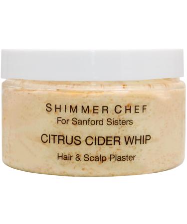 Citrus Cider Whip Hair Plaster | Vitamin C Infusion for Radiant Hair | Fruit Butters Orange Peel Serum Argan & Coconut Oils | Transform Damaged Hair Into Silky Mane