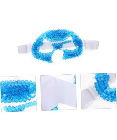 Ipetboom Pvc Shading Ice Sleep Eye Cooling Eye Patch For Sleeping Cooling Eye Pads Cold Hot Compress Eye Shades for Sleep Facial Ice Valid Bead Gel To Sleep 20x10.5x0.8cm Blue - Buy Online on GoSupps.com