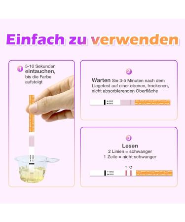 Premom 50 x Early Pregnancy Test Strips - Ultra Sensitive 10 mIU/ml Accuracy | Reliable Early Detection (50 Tests) - Buy Online on GoSupps.com