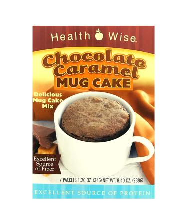 Fit Wise - High Protein Diet Mug Cake | Chocolate Caramel Flavor | Low Calorie Low Carb Diet Dessert by Healthwise