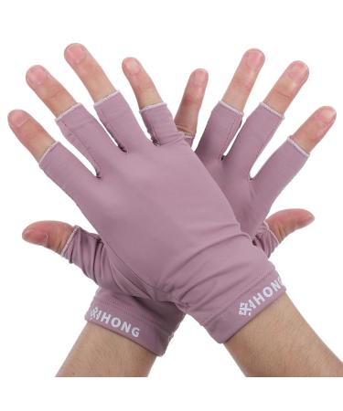 FRCOLOR 1 Pair Uv Gloves Nail Dryer Uv Glove Uv Finger Protection Nails Outdoor Hiking Gloves Summer Driving Gloves Womens Gloves Gel Nail Gloves Miss Skin Care Products Fabric Fingerless As Shown - Buy Online on GoSupps.com
