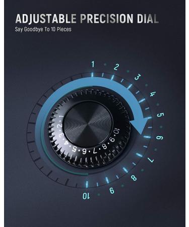 SUPRENT Adjustable Beard Trimmer for Men - Cordless Electric Precision Dial 19 Length Settings Mustache Trimmer - USB Rechargeable - Buy Online on GoSupps.com