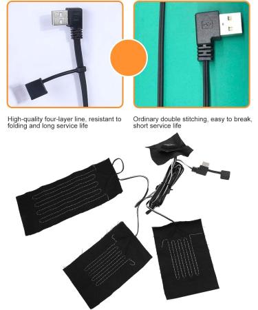 8-in-1 USB Electric Heating Cushion Waterproof 3 Temperature Levels for Winter Indoor & Outdoor Camping - Buy Online on GoSupps.com