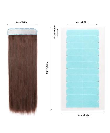 120 Pieces Tape Extensions Glue - Adhesive Stripes for Tape-In Hair Extensions | Strong Replacement Tape (4x0.8 cm) - Buy Online on GoSupps.com