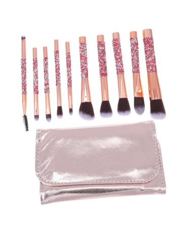 DRESSOOS 1set Diamond Makeup Brush Eyeshadow Brush Blush Concealer Brush Bronzer Brush Rhinestones for Face Makeup Concealer Brush Cheek Brush Miss Portable Artificial Fiber Beauty Tools
