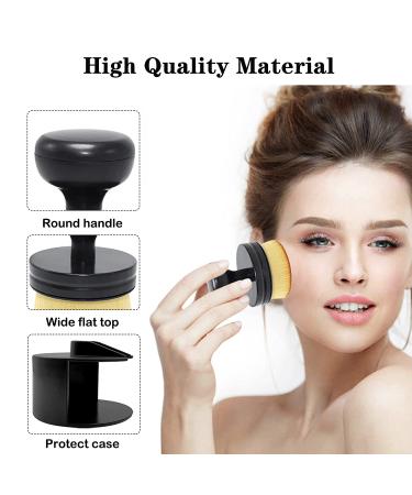 Falliny Foundation Makeup Brush - Large Kabuki Brush for Face & Body - Full Coverage for Liquid, Cream, Powder Cosmetics - Buy Online on GoSupps.com