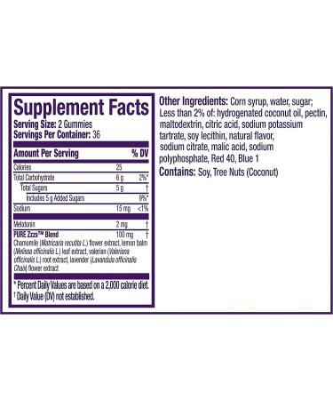 ZzzQuil Pure Zzzs Melatonin Sleep Aid Gummies - 72 Count for Restful Sleep - Buy Online on GoSupps.com