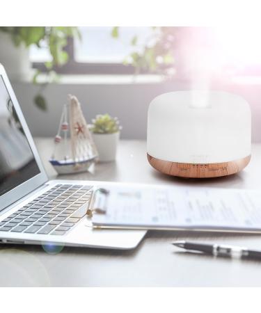 Asakuki 500ml Aroma Diffuser with 6 Essential Oils | Humidifier Timer Auto Shut-off & 7 LED Colors - Enhance Your Home with Fragrance - Buy Online on GoSupps.com