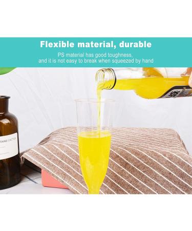 KBG 40 Pack 5 Oz Disposable Plastic Champagne Flutes | Mimosa Bar Glasses | Transparent 30 Pack-2 - Buy Online on GoSupps.com