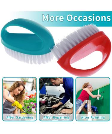 Buy Cobee 2 Pack Hand Nail Brush - Stiff Bristles for Deep Cleaning Fingernails & Toes - Durable Nail Brush for Men & Mechanics (Red & Blue) - Buy Online on GoSupps.com