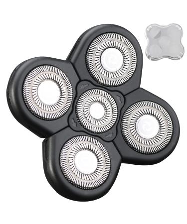 5D Black Electric Shaver Replacement Heads | Universal Blades for Freedom Grooming Shaver - Buy Online on GoSupps.com