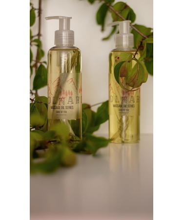 MOLFAR S Carpatian Handmade ECO Massage Oil | 100% Pure Lymphatic Drainage Recipe | Premium Ukrainian Blend of Soybean Grapes Hazelnut Oats & Herbs - Buy Online on GoSupps.com